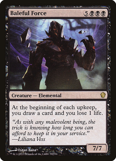 Baleful Force - Commander 2013 - R - 70
