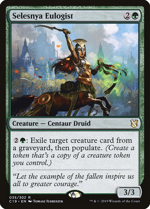 Selesnya Eulogist - Commander 2019 - R - 35