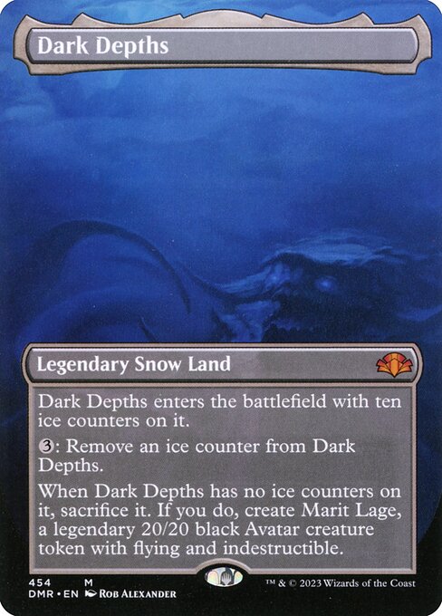 Dark Depths (Borderless) - Dominaria Remastered - M - 454