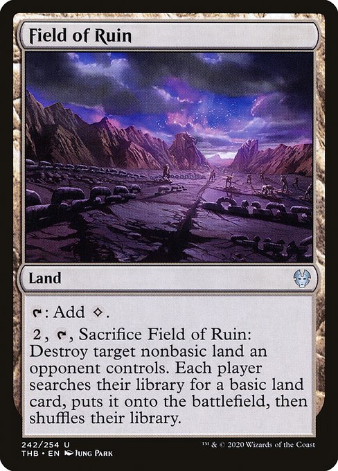 Field of Ruin - Theros Beyond Death - U - 242