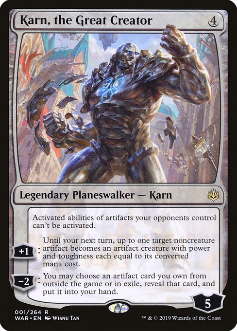 Karn, the Great Creator - War of the Spark - R - 1