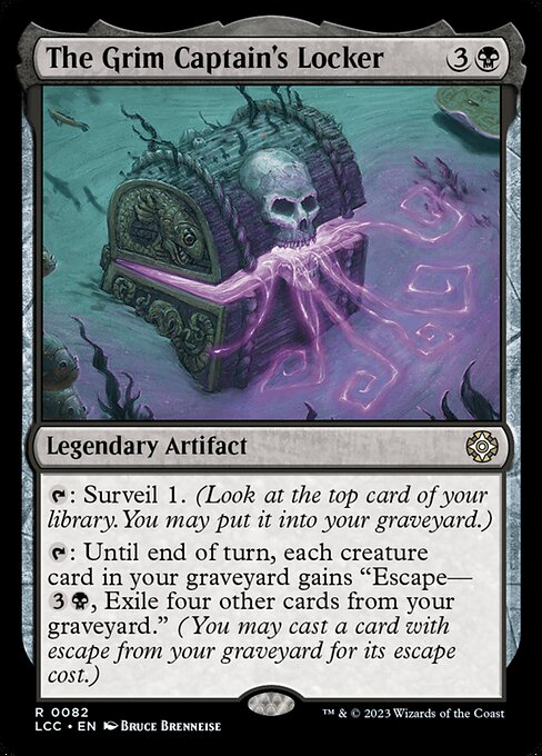 The Grim Captain's Locker - Commander: The Lost Caverns of Ixalan - R - 82
