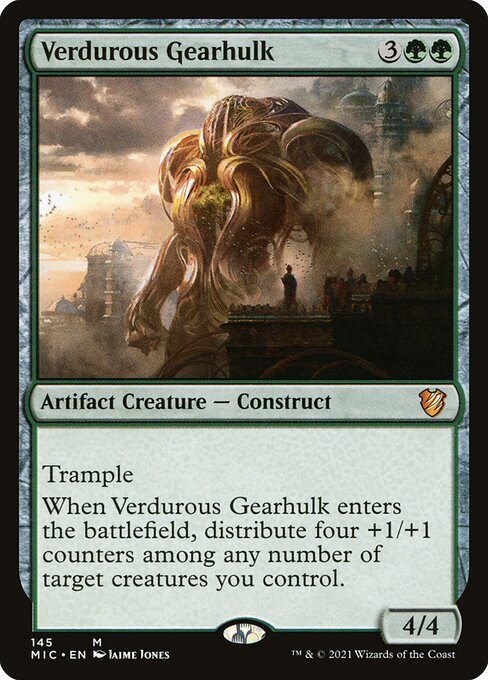 Verdurous Gearhulk - Commander: Innistrad: Midnight Hunt - M - 145