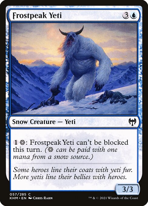 Frostpeak Yeti - Kaldheim - C - 57