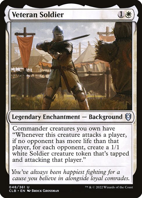 Veteran Soldier - Commander Legends: Battle for Baldur's Gate - U - 48