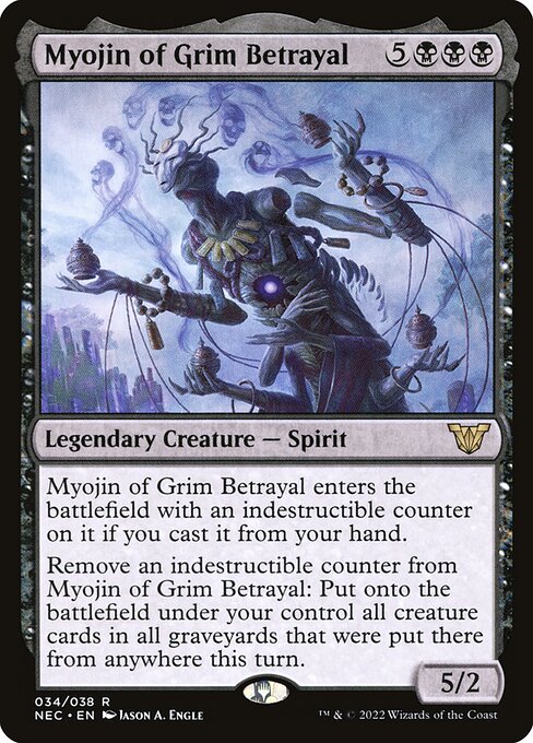 Myojin of Grim Betrayal - Commander: Kamigawa: Neon Dynasty - R - 34