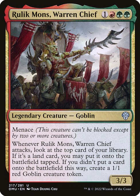 Rulik Mons, Warren Chief - Dominaria United - U - 217