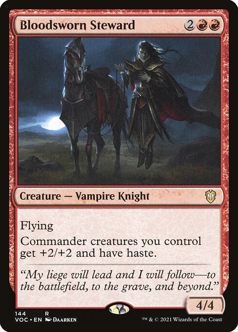 Bloodsworn Steward - Commander: Innistrad: Crimson Vow - R - 144