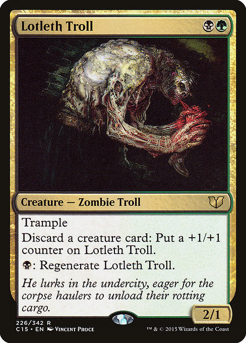 Lotleth Troll - Commander 2015 - R - 226
