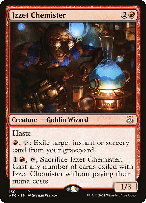 Izzet Chemister - Commander: Adventures in the Forgotten Realms - R - 130