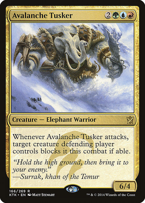 Avalanche Tusker - Khans of Tarkir - R - 166