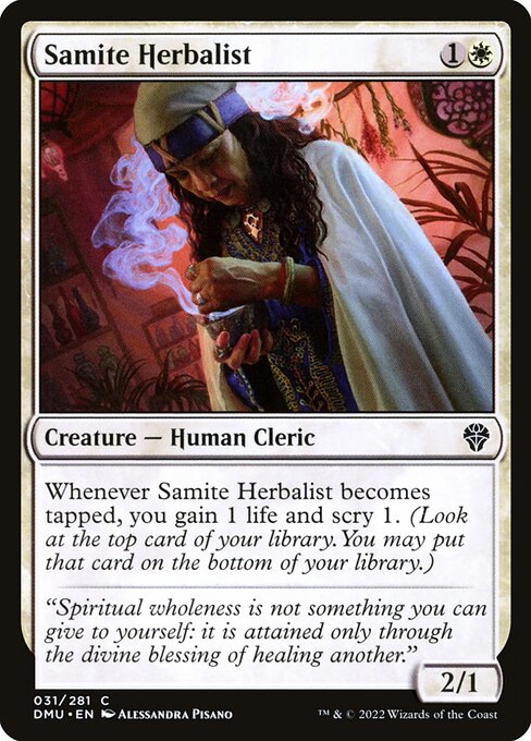 Samite Herbalist - Dominaria United - C - 31