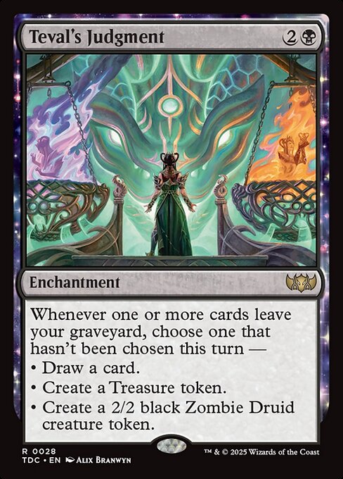 Teval's Judgment - Commander: Tarkir: Dragonstorm - R - 28
