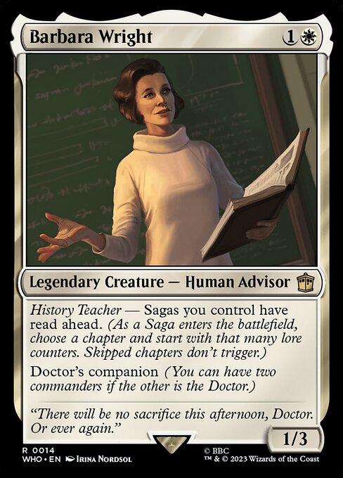 Barbara Wright - Universes Beyond: Doctor Who - R - 14