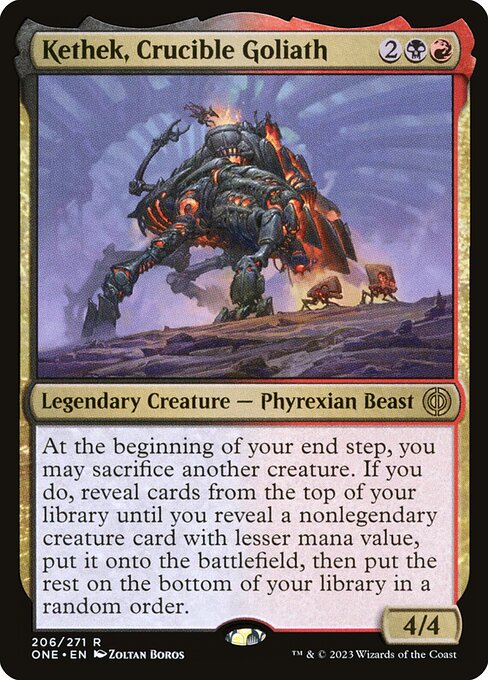 Kethek, Crucible Goliath - Phyrexia: All Will Be One - R - 206