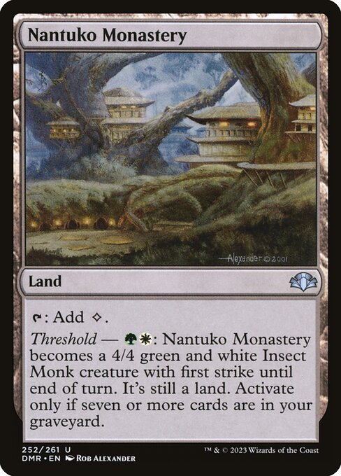 Nantuko Monastery - Dominaria Remastered - U - 252