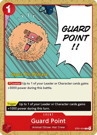 Guard Point - Super Pre-Release Starter Deck 1: Straw Hat Crew - C - ST01-014