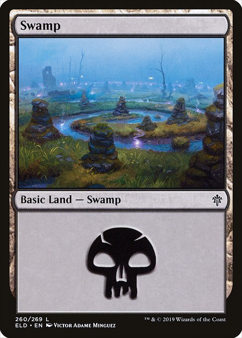 Swamp (260) - Throne of Eldraine - L - 260