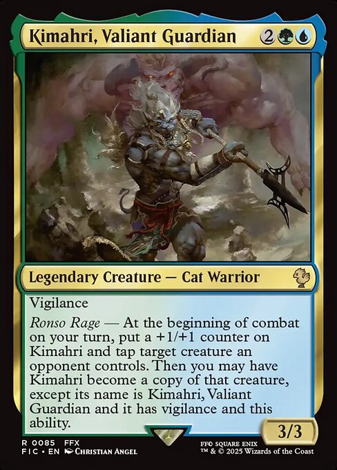 Kimahri, Valiant Guardian - Commander: FINAL FANTASY - R - 85