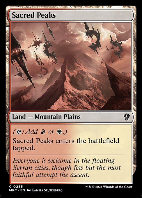 Sacred Peaks - Commander: Murders at Karlov Manor - C - 285