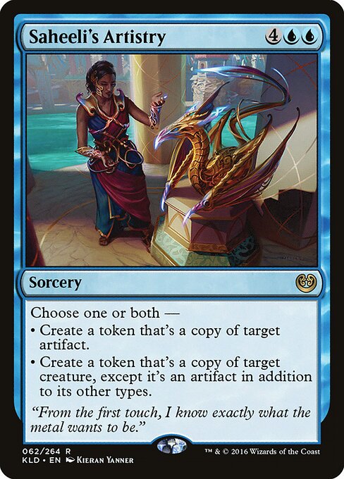 Saheeli's Artistry - Kaladesh - R - 62