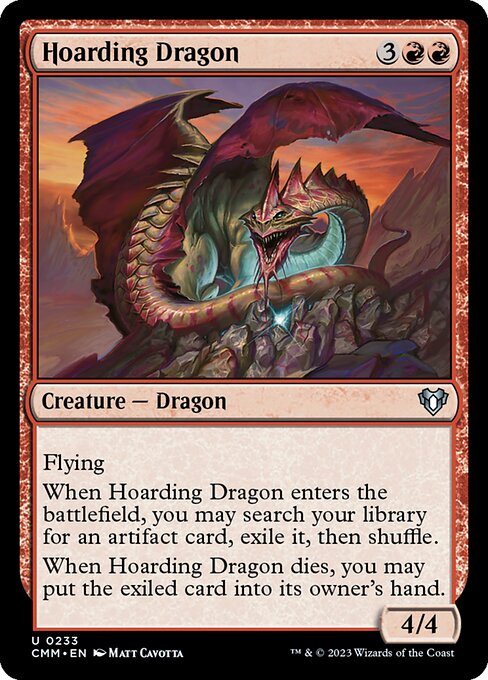 Hoarding Dragon - Commander Masters - U - 233