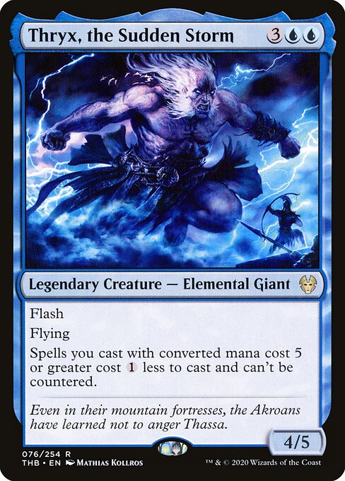 Thryx, the Sudden Storm - Prerelease Cards - R - 76