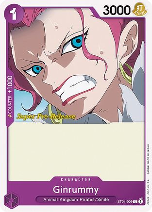 Ginrummy - Super Pre-Release Starter Deck 4: Animal Kingdom Pirates - C - ST04-009