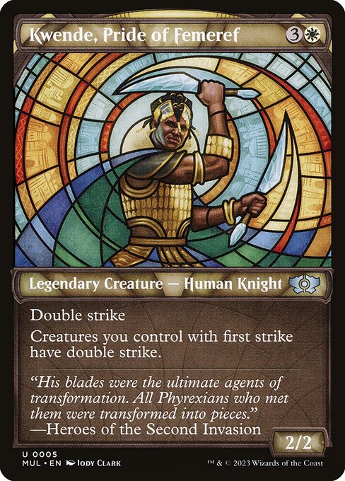 Kwende, Pride of Femeref - March of the Machine: Multiverse Legends - U - 5