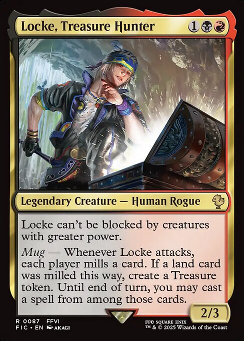Locke, Treasure Hunter - Commander: FINAL FANTASY - R - 87