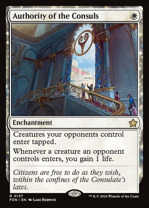 Authority of the Consuls - Foundations - R - 137