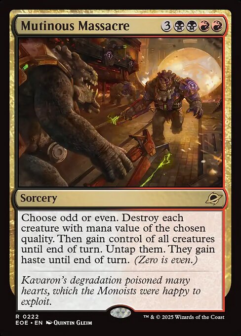 Mutinous Massacre - Edge of Eternities - R - 222