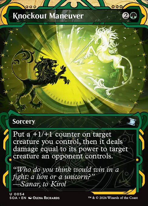 Knockout Maneuver (JP Alternate Art) - Secrets of Strixhaven: Mystical Archive - U - 119