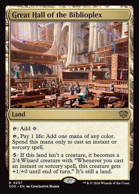 Great Hall of the Biblioplex - Secrets of Strixhaven - R - 257