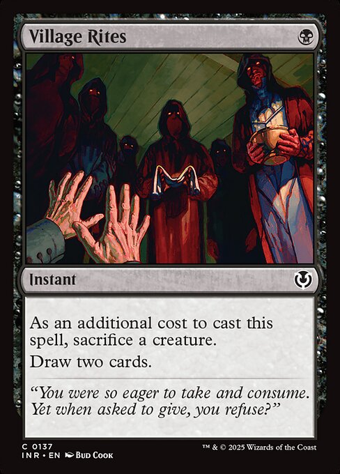 Village Rites (JP Alternate Art) - Strixhaven: Mystical Archives - U - 98
