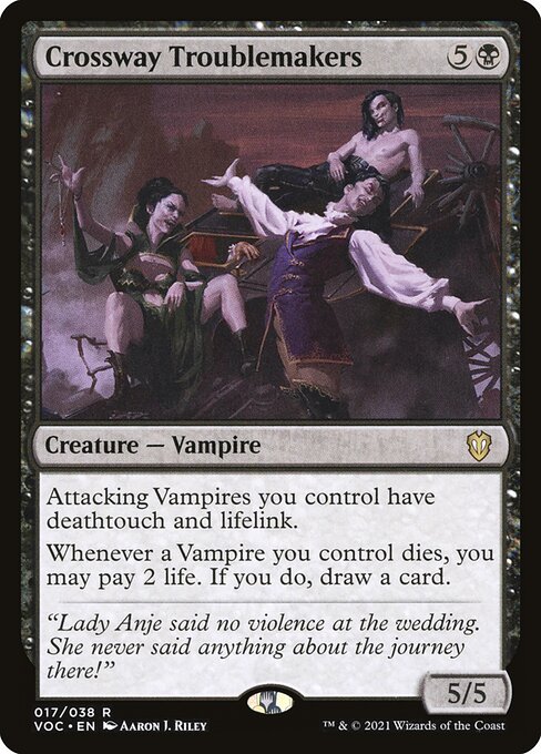 Crossway Troublemakers - Commander: Innistrad: Crimson Vow - R - 17