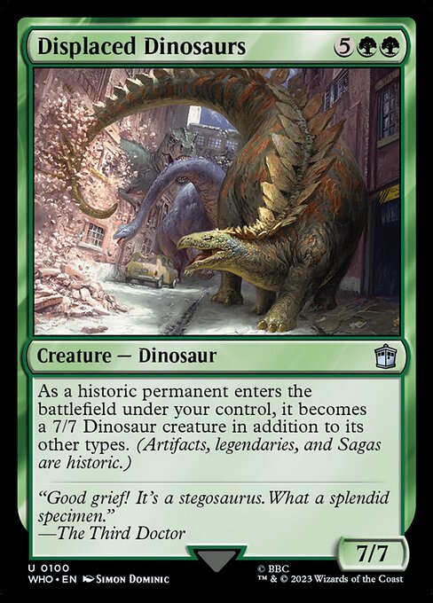 Displaced Dinosaurs - Universes Beyond: Doctor Who - U - 100