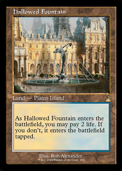 Hallowed Fountain (Retro Frame) - Ravnica Remastered - R - 404