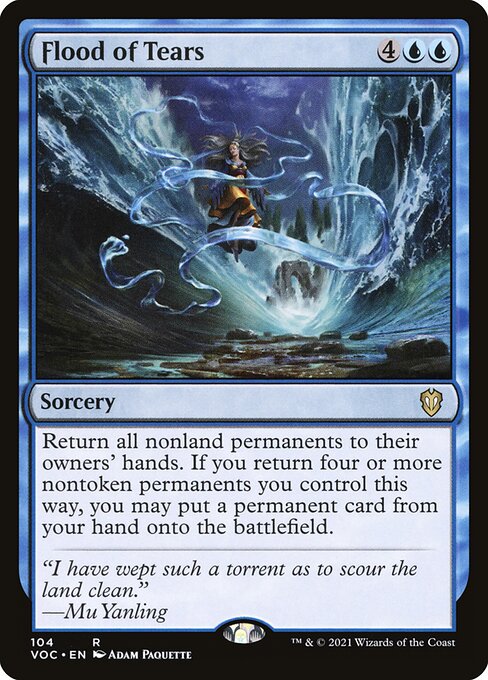 Flood of Tears - Commander: Innistrad: Crimson Vow - R - 104