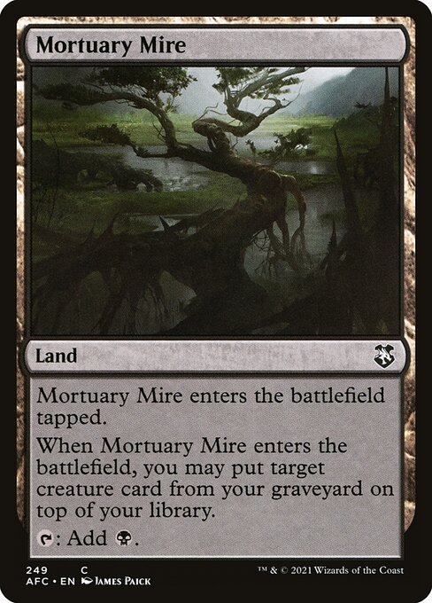 Mortuary Mire - Commander: Adventures in the Forgotten Realms - C - 249