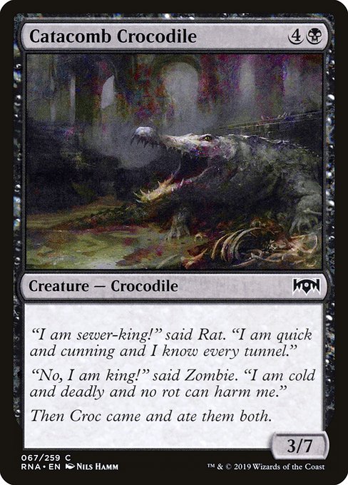 Catacomb Crocodile - Ravnica Allegiance - C - 67