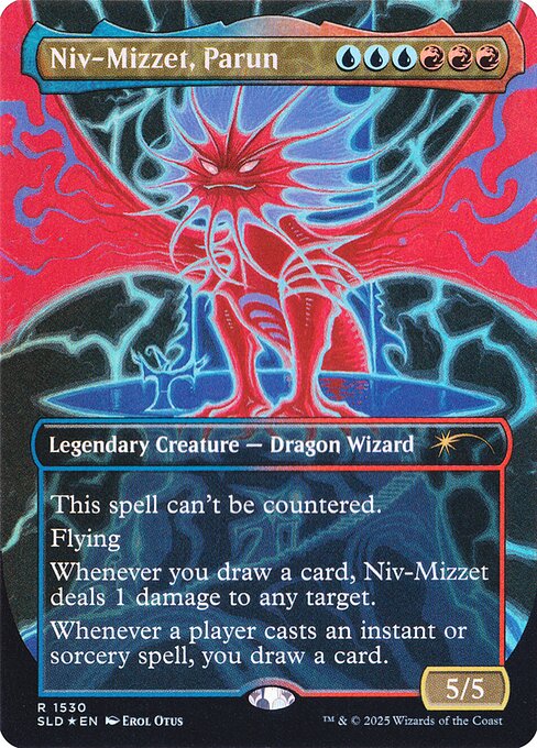 Niv-Mizzet, Parun (Rainbow Foil) - Secret Lair Drop Series - R - 1530