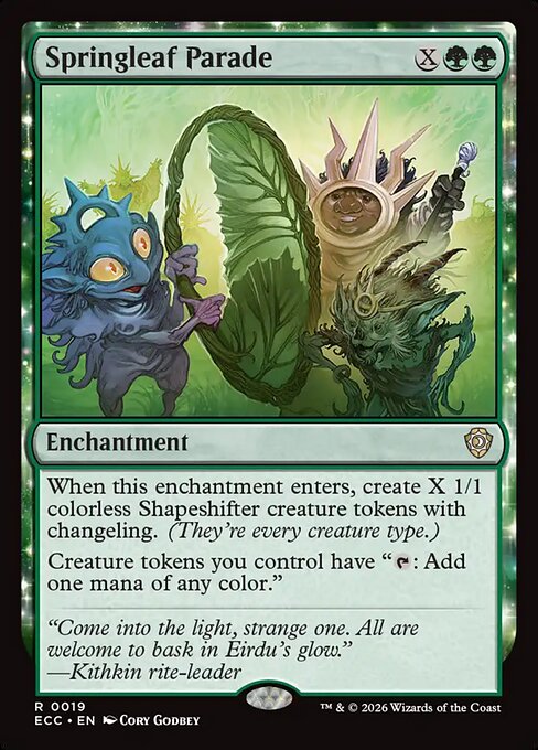 Springleaf Parade - Commander: Lorwyn Eclipsed - R - 19