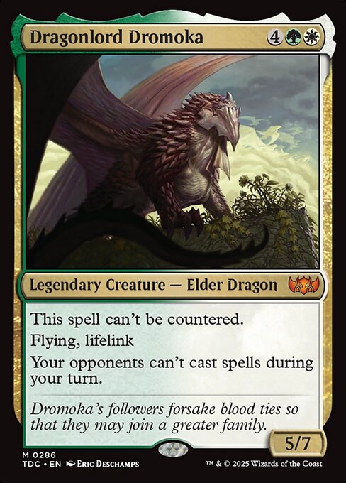 Dragonlord Dromoka - Commander: Tarkir: Dragonstorm - M - 286