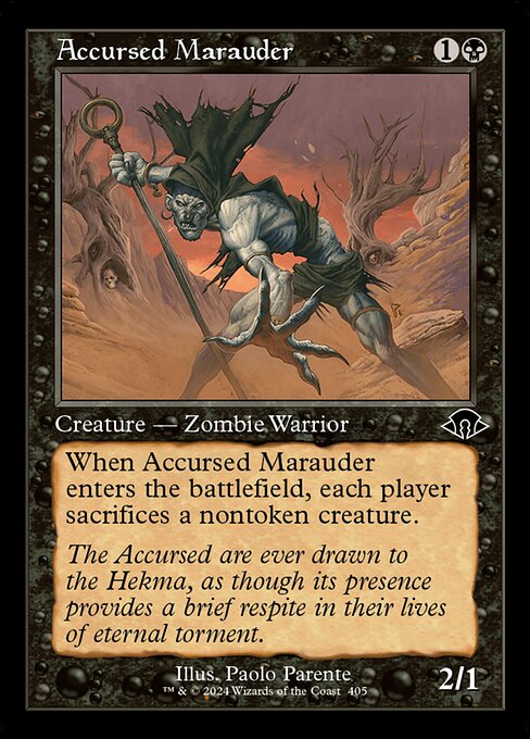 Accursed Marauder (Retro Frame) - Modern Horizons 3 - C - 405