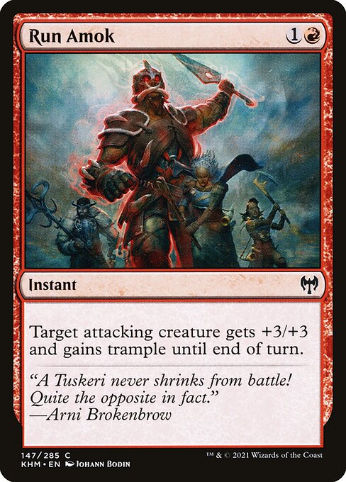 Run Amok - Kaldheim - C - 147
