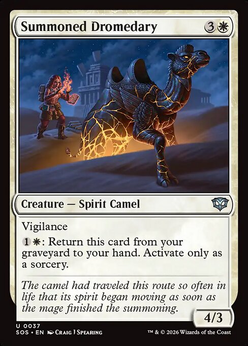 Summoned Dromedary - Secrets of Strixhaven - U - 37