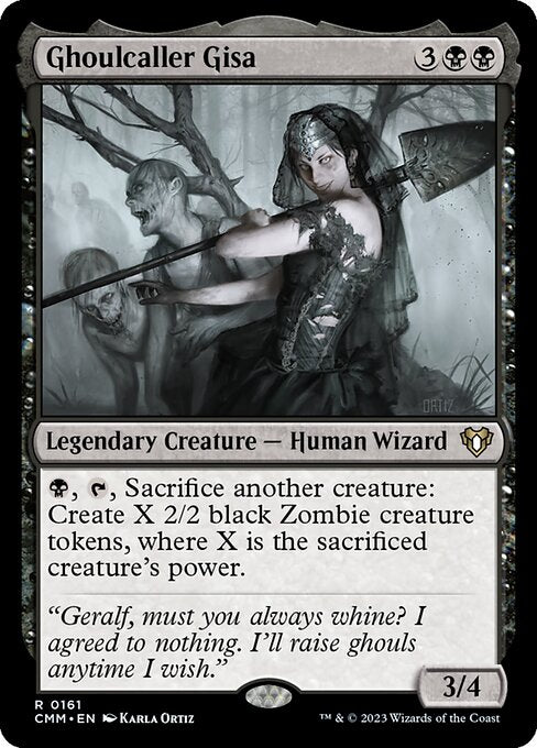 Ghoulcaller Gisa - Commander Masters - R - 161