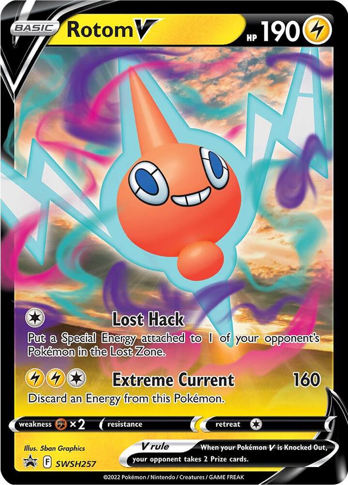 Rotom V - SWSH257 - SWSH: Sword & Shield Promo Cards - Promo - SWSH257