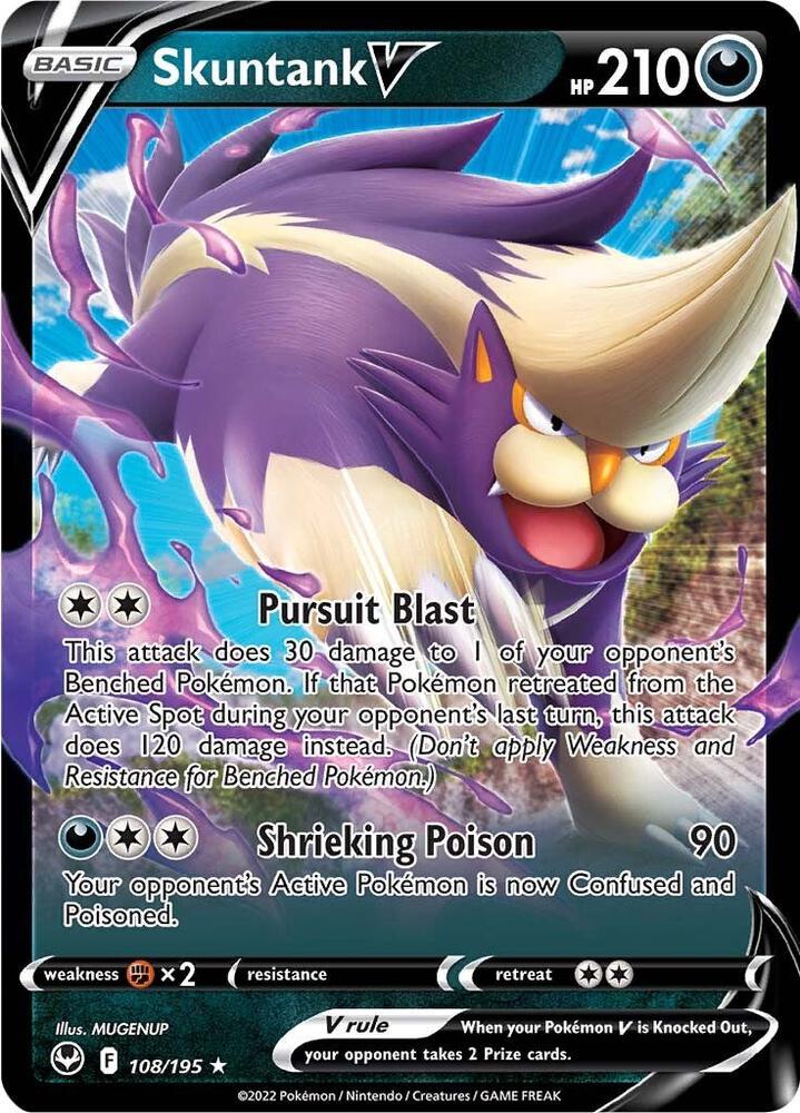 Skuntank V - SWSH12: Silver Tempest - Ultra Rare - 108/195